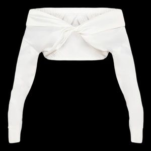 White Satin Blouse